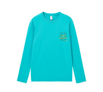 Γυναικεία casual μπλούζα με εκτύπωση και οβάλ λαιμόκοψη