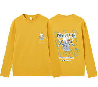 Γυναικεία casual μπλούζα με εκτύπωση και οβάλ λαιμόκοψη