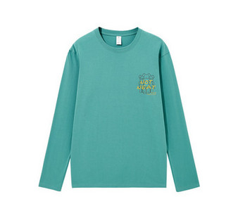 Γυναικεία casual μπλούζα με εκτύπωση και οβάλ λαιμόκοψη