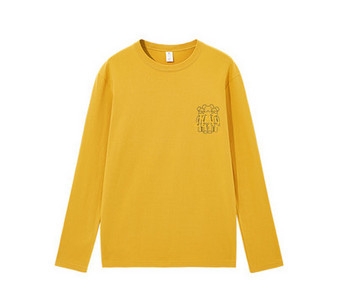 Γυναικεία casual μπλούζα με εκτύπωση και οβάλ λαιμόκοψη