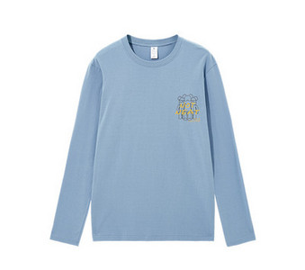 Γυναικεία casual μπλούζα με εκτύπωση και οβάλ λαιμόκοψη