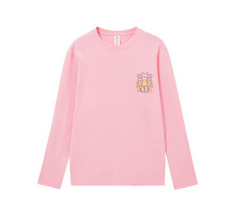 Γυναικεία casual μπλούζα με εκτύπωση και οβάλ λαιμόκοψη