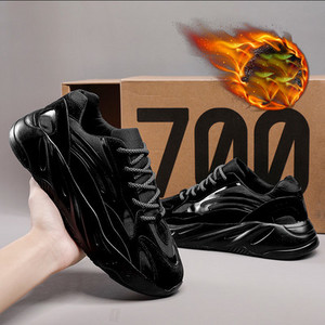 Casual αθλητικά παπούτσια με χοντρές σόλες με κορδόνια για άνδρες