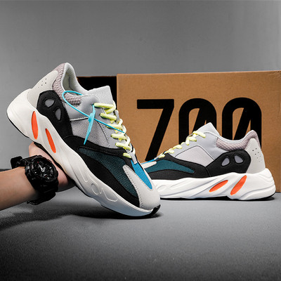 Casual αθλητικά παπούτσια με χοντρές σόλες με κορδόνια για άνδρες