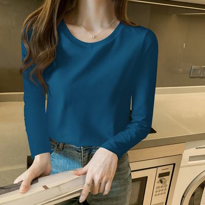 Casual γυναικεία μπλούζα με οβάλ ή spitz λαιμόκοψη