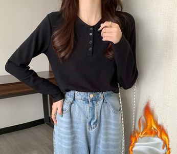 Γυναικεία casual μπλούζα με κουμπιά και μακριά μανίκια