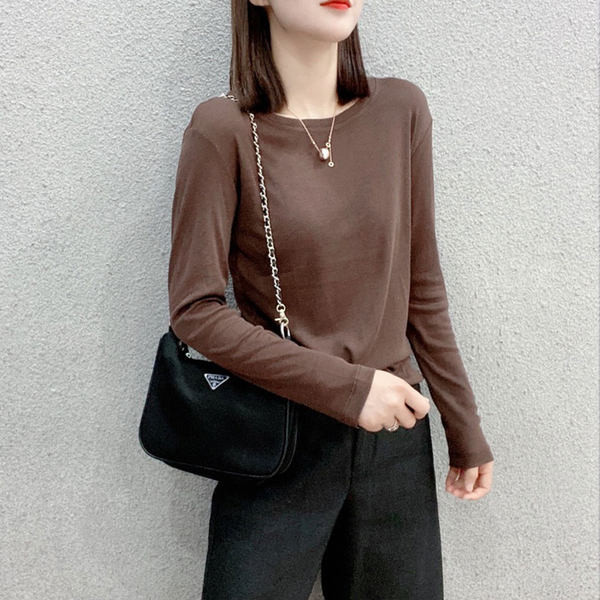 Bluză modernă de toamnă cu mâneci lungi - model larg