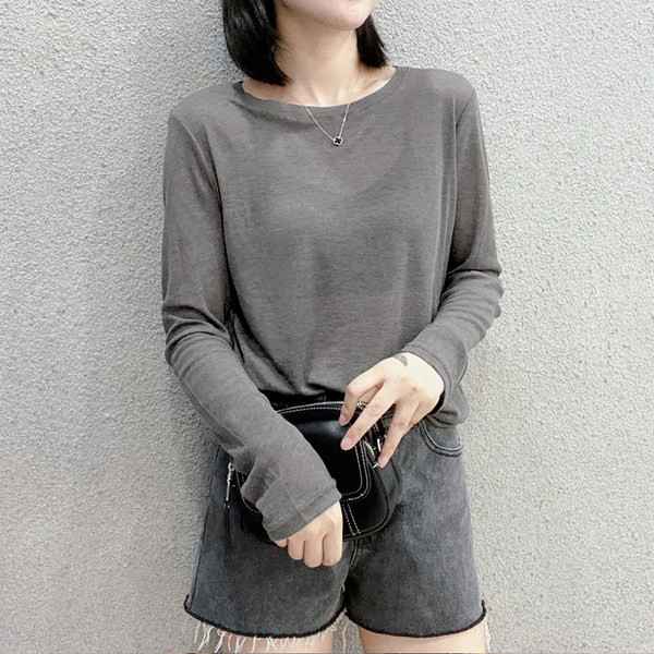 Bluză modernă de toamnă cu mâneci lungi - model larg