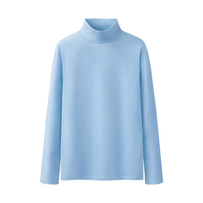 Casual απλό μοντέλο μπλούζα με spitz ή οβάλ λαιμόκοψη