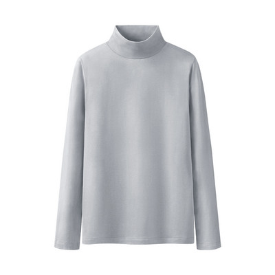 Casual απλό μοντέλο μπλούζα με spitz ή οβάλ λαιμόκοψη