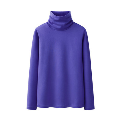 Casual απλό μοντέλο μπλούζα με spitz ή οβάλ λαιμόκοψη