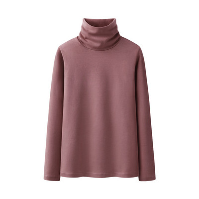 Casual απλό μοντέλο μπλούζα με spitz ή οβάλ λαιμόκοψη