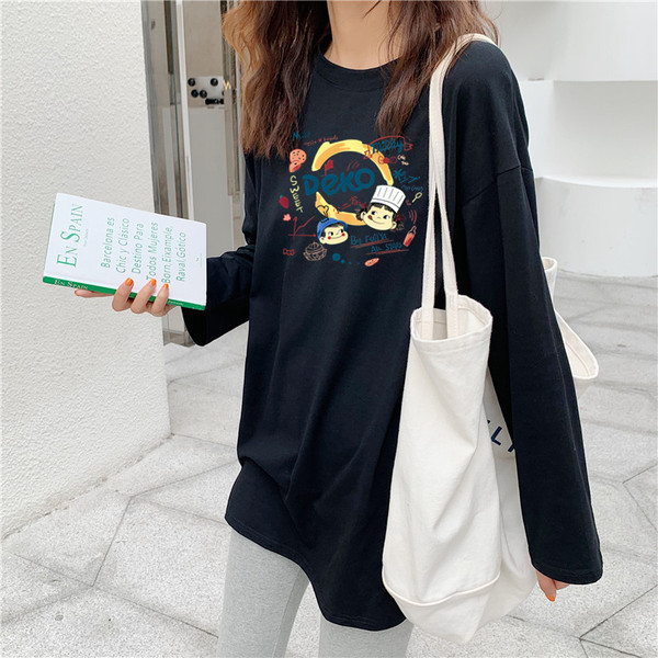 Ženska duga bluza s ovalnim izrezom