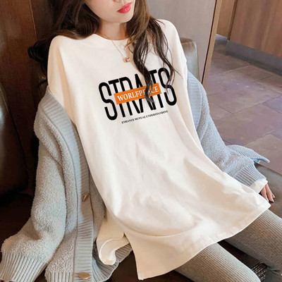 Γυναικεία μακριά μπλούζα με διάφορες εφαρμογές