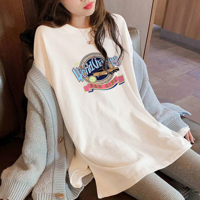 Γυναικεία μακριά μπλούζα με διάφορες εφαρμογές