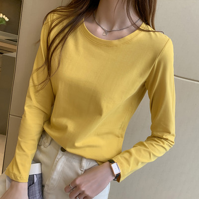 Γυναικεία μπλούζα με μακριά μανίκια - κλασικό μοντέλο