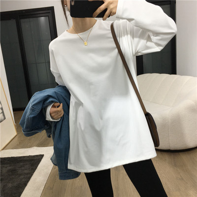 Φαρδιά βαμβακερή μπλούζα με έγχρωμη εκτύπωση