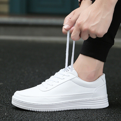 Casual ανδρικά έκο δερμάτινα  παπούτσια με επίπεδη σόλα