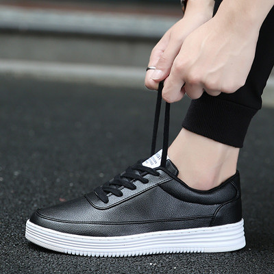 Casual ανδρικά έκο δερμάτινα  παπούτσια με επίπεδη σόλα