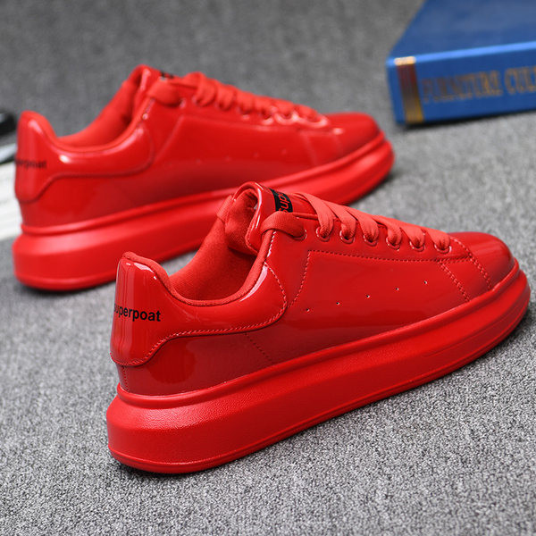 Prozračne kožne tenisice s ravnim potplatom - muške i ženske