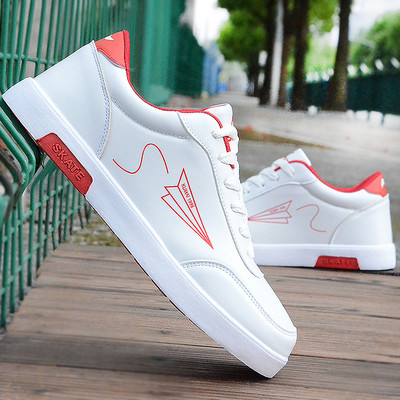 Casual έκο δερμάτινα αθλητικά παπούτσια με επίπεδη σόλα - για άνδρες και γυναίκες