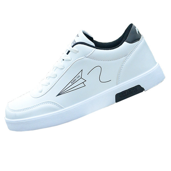 Casual έκο δερμάτινα αθλητικά παπούτσια με επίπεδη σόλα - για άνδρες και γυναίκες