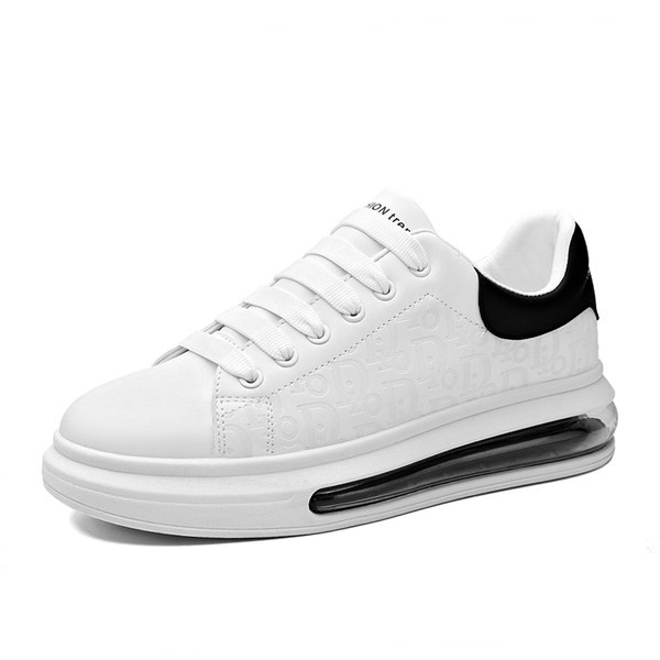 Ležerne muške kožne tenisice s ravnim potplatom