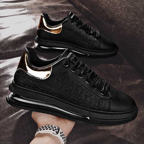 Ležerne muške kožne tenisice s ravnim potplatom