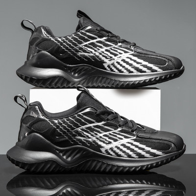 Νέο μοντέλο καλοκαιρινά αθλητικά παπούτσια από ύφασμα που αναπνέει με κορδόνια