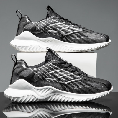 Νέο μοντέλο καλοκαιρινά αθλητικά παπούτσια από ύφασμα που αναπνέει με κορδόνια