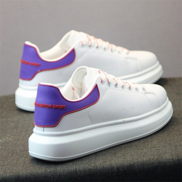 Uus meeste kunstnahast tossude mudel valget värvi