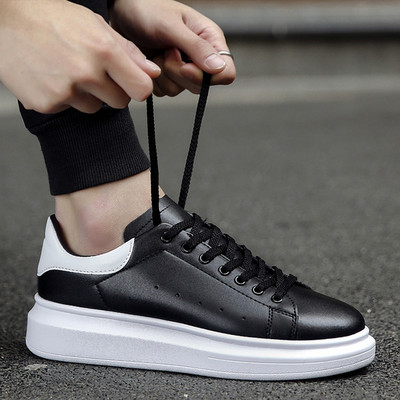 Έκο δερμάτινα  παπούτσια με επίπεδη σόλα για άνδρες και γυναίκες