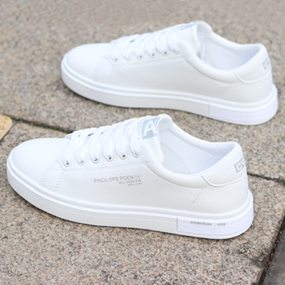 Νέο μοντέλο ανοιξιάτικά αθλητικά παπούτσια με κέντημα - faux δέρμα