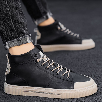 Νέο μοντέλο ανδρικά αθλητικά παπούτσια από οικολογικό δέρμα ή ύφασμα - δύο μοντέλα