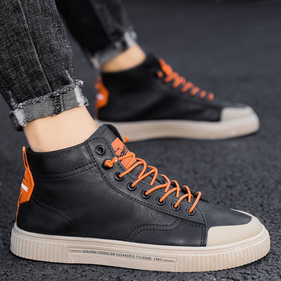 Νέο μοντέλο ανδρικά αθλητικά παπούτσια από οικολογικό δέρμα ή ύφασμα - δύο μοντέλα