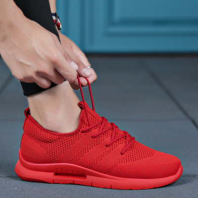 Ανδρικά υφασμάτινα αθλητικά παπούτσια με επίπεδη σόλα