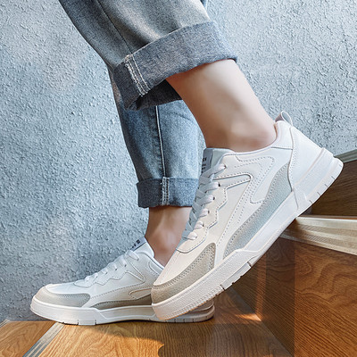 Ανδρικά παπούτσια από faux δέρμα με επίπεδη σόλα