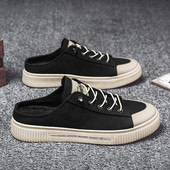 Model nou de adidași pentru bărbați cu șireturi din piele ecologică sau material textil