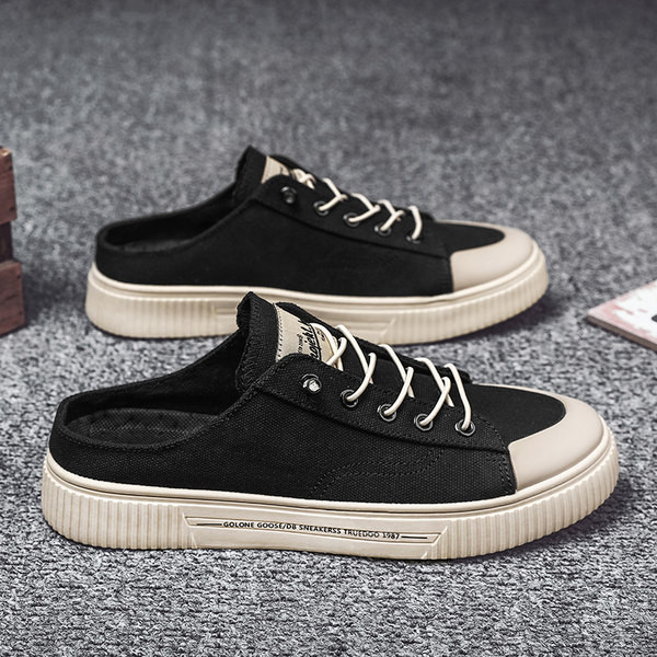 Model nou de adidași pentru bărbați cu șireturi din piele ecologică sau material textil