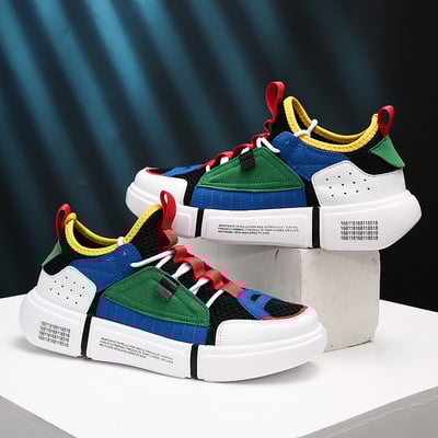 Ανδρικά αθλητικά παπούτσια με επίπεδη σόλα