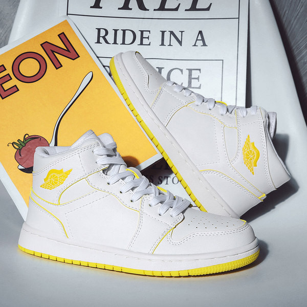 Ανδρικά παπούτσια από faux δέρμα - υψηλό μοντέλο