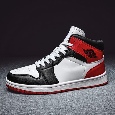 Ανδρικά αθλητικά παπούτσια υψηλού μοντέλου από οικολογικό δέρμα - διάφορα μοντέλα