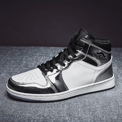 Ανδρικά αθλητικά παπούτσια υψηλού μοντέλου από οικολογικό δέρμα - διάφορα μοντέλα