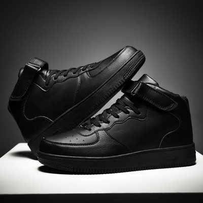 Ανδρικά αθλητικά παπούτσια υψηλού μοντέλου από οικολογικό δέρμα - διάφορα μοντέλα