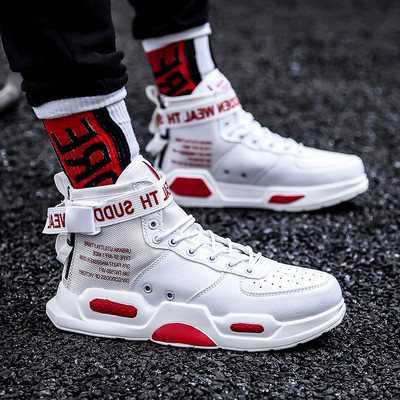 Ανδρικά αθλητικά παπούτσια από οικολογικό δέρμα - δύο μοντέλα