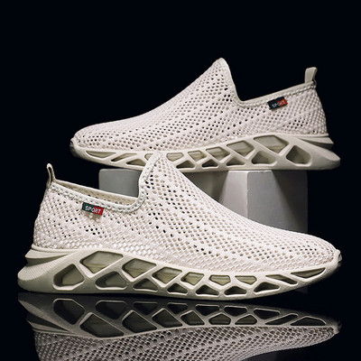 Ανδρικά αθλητικά παπούτσια με ανάγλυφη σόλα, ελαφριά και άνετα