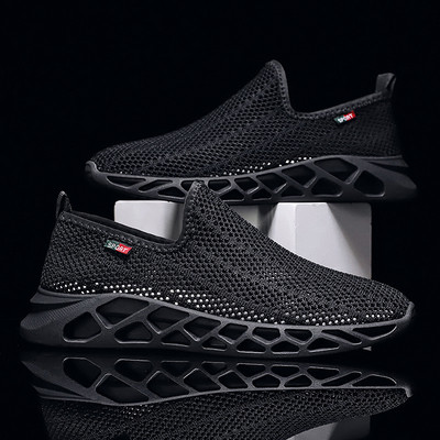 Ανδρικά αθλητικά παπούτσια με ανάγλυφη σόλα, ελαφριά και άνετα