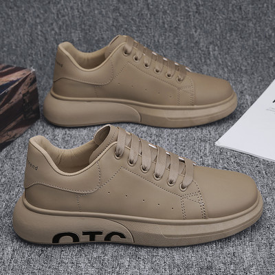 Tenisi barbati pentru toamna din piele ecologica - model uni