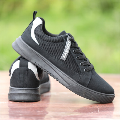 Tenisi casual barbati din material textil cu talpa plata - mai multe culori