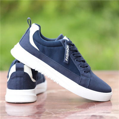 Tenisi casual barbati din material textil cu talpa plata - mai multe culori